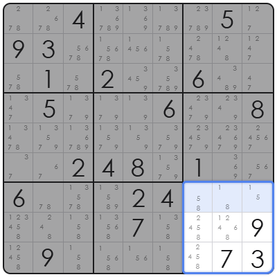 sudoku auto candidate